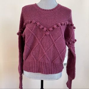 NWT NSF Kaaya Mixed Stitch Sweater
